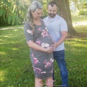 EUC Floral Maternity Dress